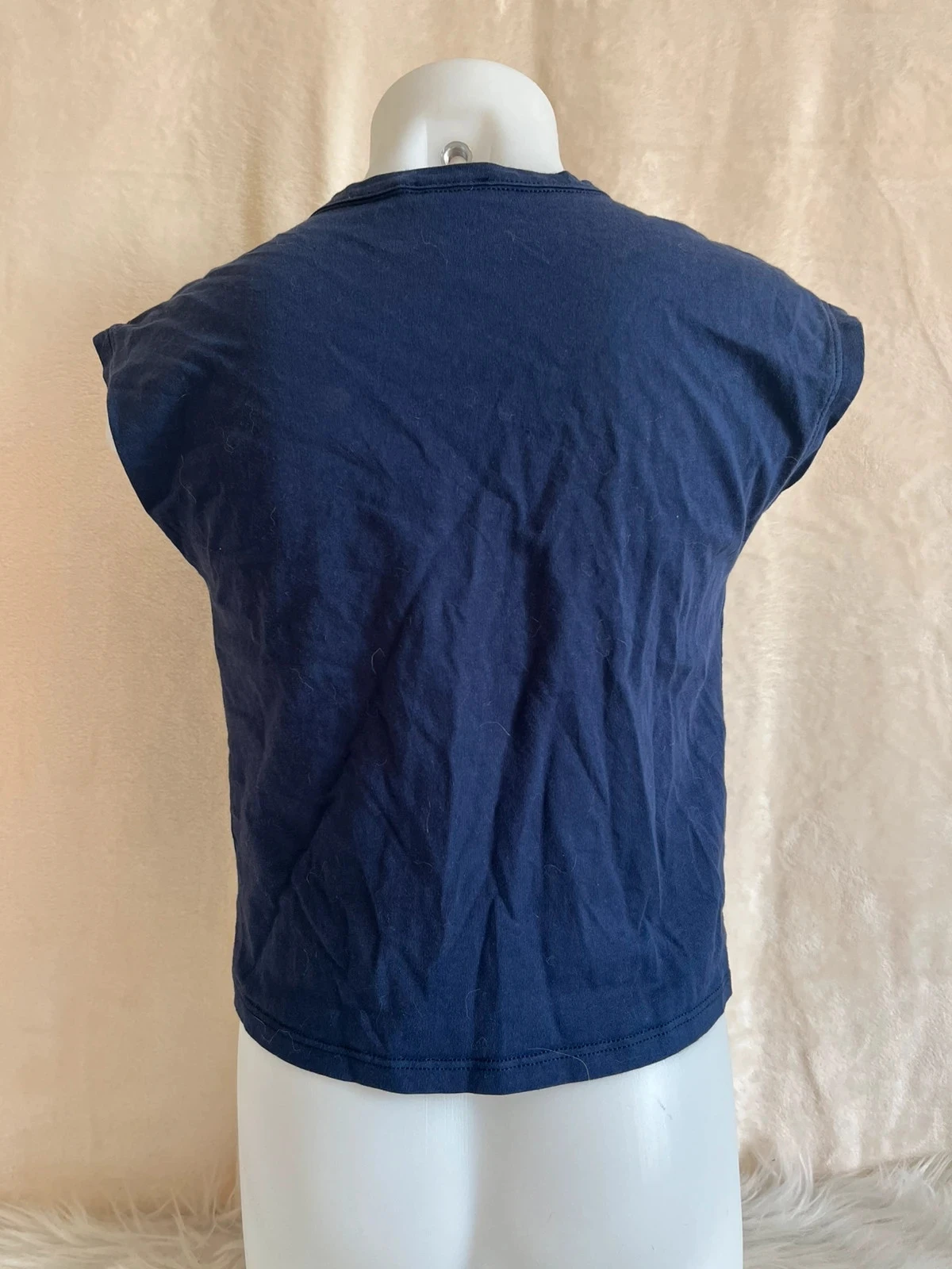 t-shirt fille benetton stylé bleu 4/5 ans 💙 – photo 3